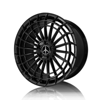 Mercedes/AMG 22 inch Maybach Style Reproduction Wheels in Gloss Black MC877