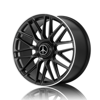 Mercedes/AMG 19 inch Reproduction Wheels Satin Black Machined Lip MC173 SF