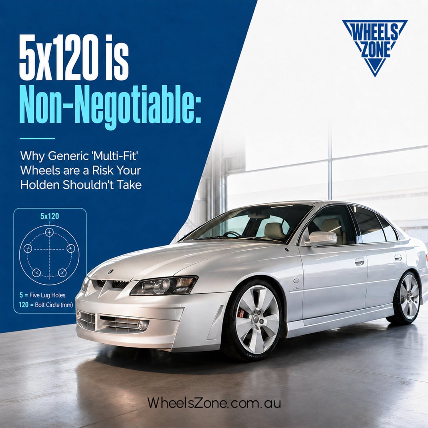 5x120 is Non-Negotiable: Why Generic 'Multi-Fit' Wheels are a Risk Your Holden Shouldn't Take