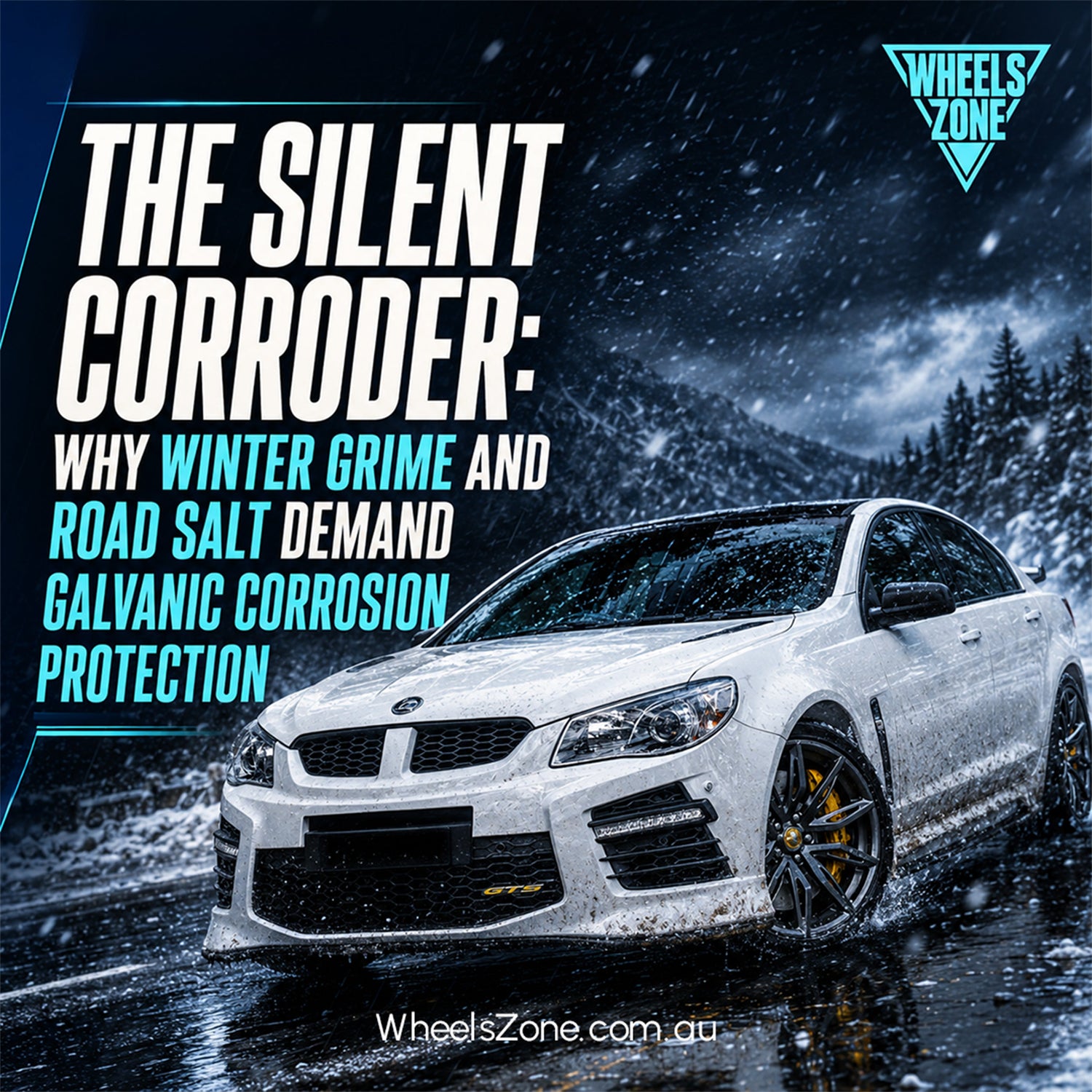 Protect your Holden from galvanic corrosion. Discover why winter salt mist and rain can fuse your alloy wheels to your steel hubs and how to prevent it safely.