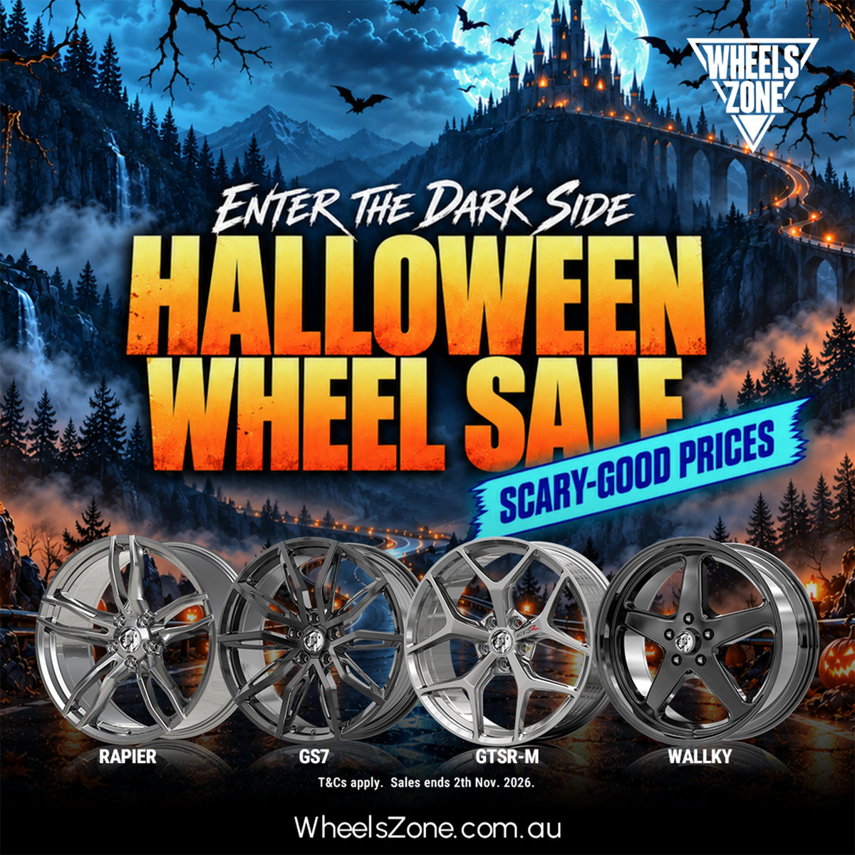 Enter the Dark Side: Why Black Wheels Are the Perfect Halloween Upgrade