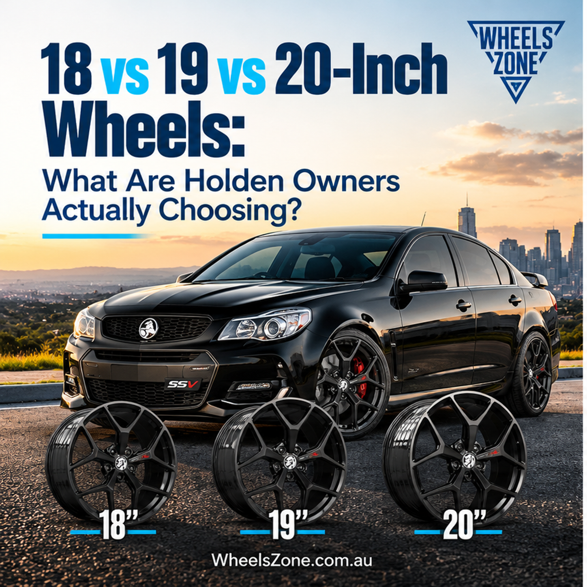 18 vs 19 vs 20-Inch Wheels: What Are Holden Owners Actually Choosing?