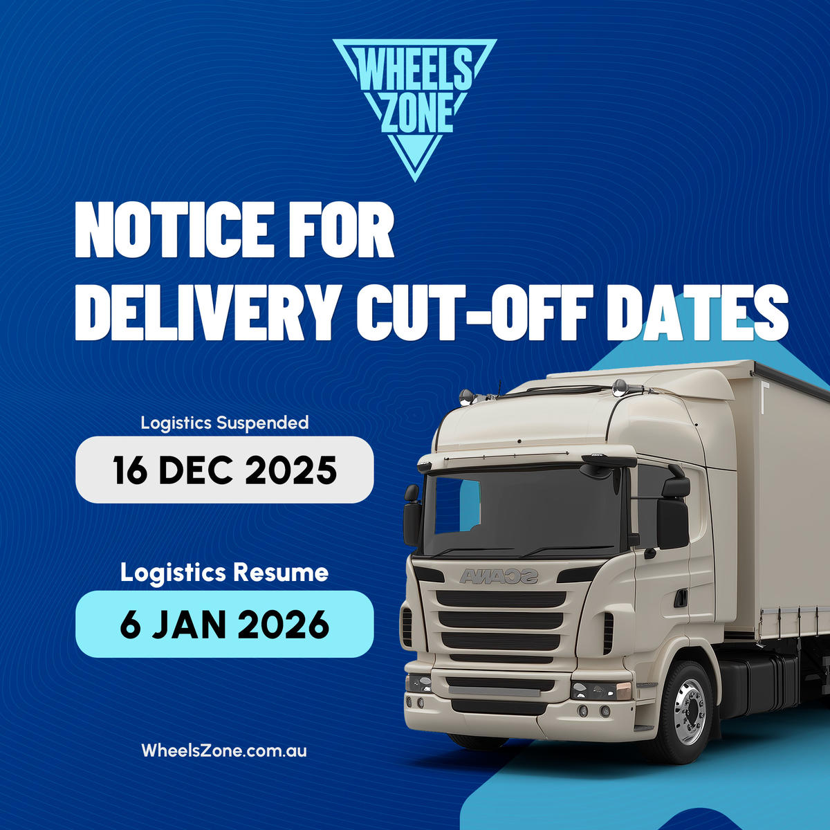 2025 Holiday Operation Update: Key Dates for Shipping & Pickup