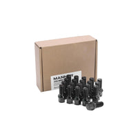 20Pcs M14x1.5 Ball Taper Lug Black Bolts For Mercedes