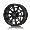 PDXX 20 inch Offroad 4X4 Wheels Satin Black VIKING