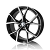 VW 19 inch Reproduction Wheels Gloss Black  Machined Face AV108
