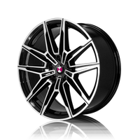 BMW 19 inch Reproduction Wheels Gloss Black  Machined Face BM391