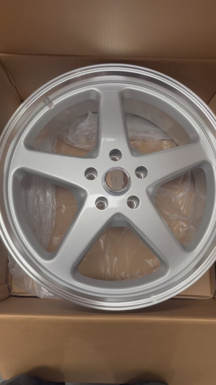 Holden 20 inch Walkinshaw Style Reproduction Wheels Silver Machined Lip ...