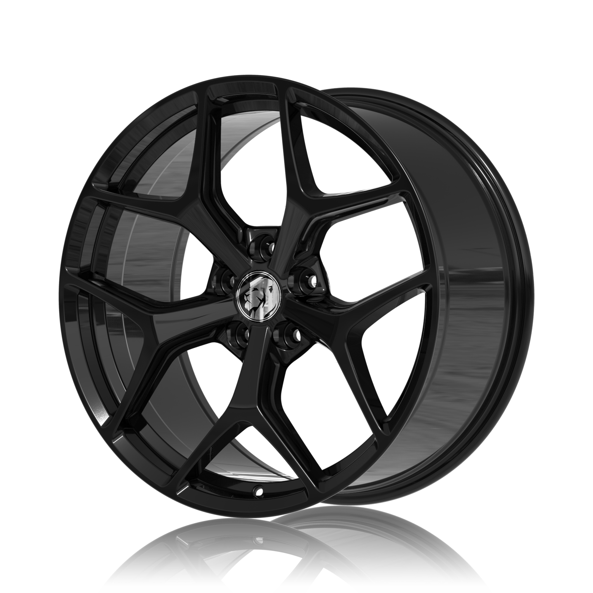 HSV 22 inch GTSR SV Panorama Reproduction Wheels GTS Gloss Black ...