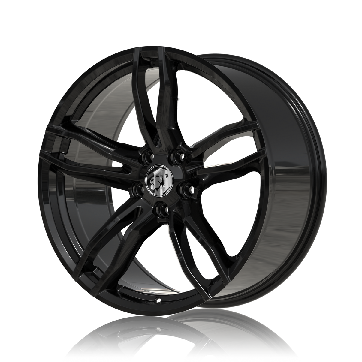 HSV 20 inch GEN-F2 SV Rapier Reproduction Wheels Gloss Black F1