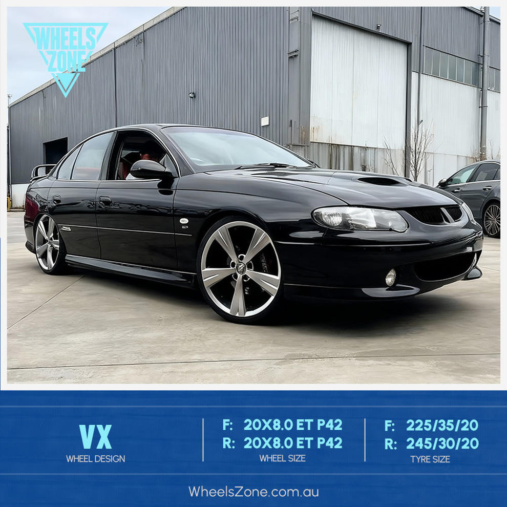 Vx Hsv R8 Rims HSV 20 inch Reproduction Wheels VX SF Rocket Grey – WheelsZone Australia