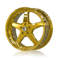 Holden 20 inch Walkinshaw Reproduction Wheels Gold Chrome Machined Lip WALLKY WS