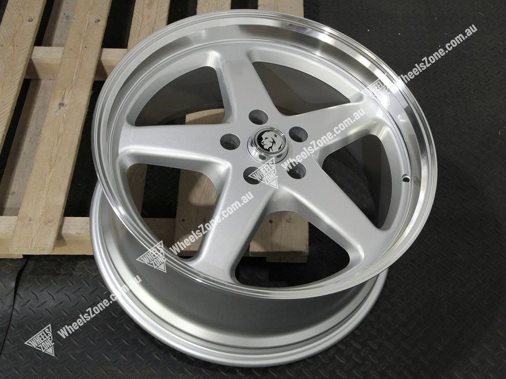 Holden 20 inch Walkinshaw Style Reproduction Wheels Silver Machined Lip ...