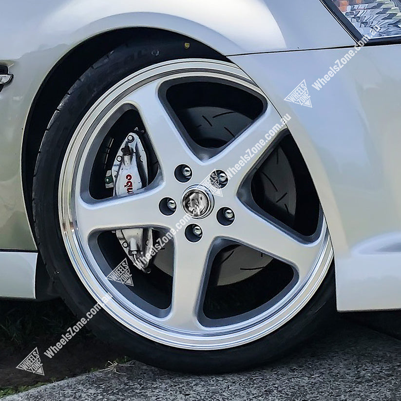 Holden 20 inch Walkinshaw Style Reproduction Wheels Silver Machined Lip ...
