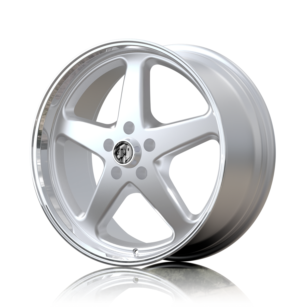 Holden 20 inch Walkinshaw Reproduction Wheels Silver Machined Lip WALLKY WS