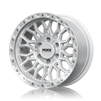 PDXX 17 inch Offroad 4X4 Wheels Silver W/ Machined Ring KITO