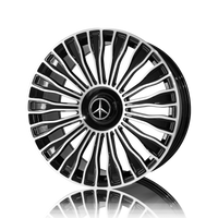 Mercedes/AMG 20 inch Reproduction Wheels Gloss Black  Machined Face MC822