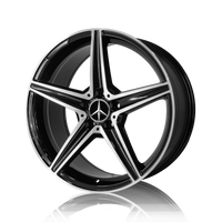 Mercedes/AMG 19 inch  Reproduction Wheels Gloss Black  Machined Face MC825