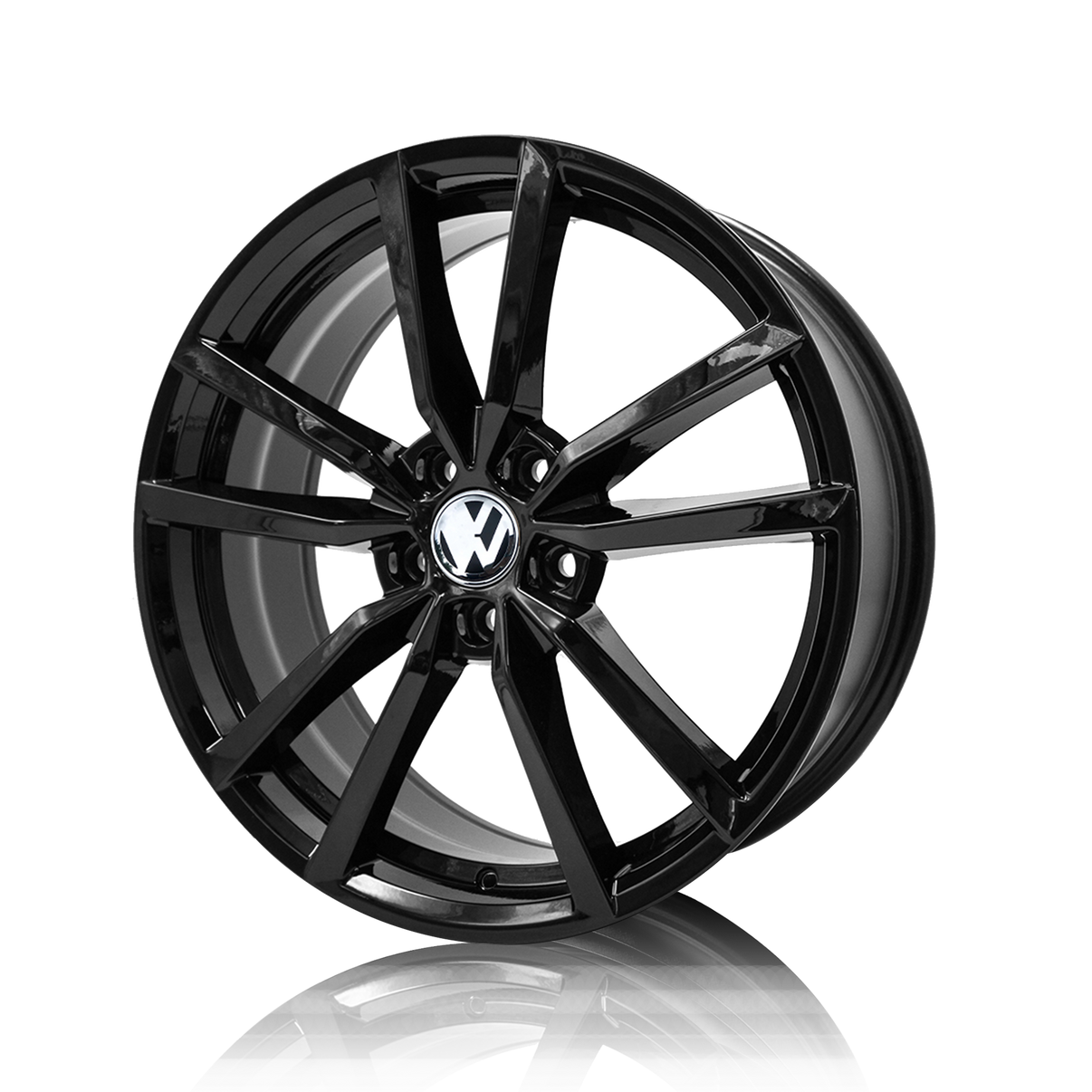 VW 19 inch Reproduction Wheels Gloss Black PV209